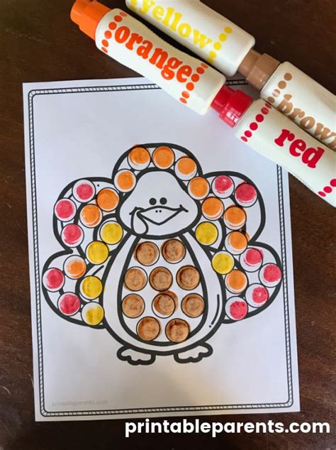 Fun Turkey Dot Marker Ideas Example 5