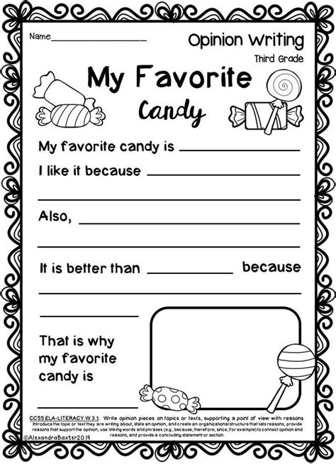 Image of fun writing prompt worksheet with a picture