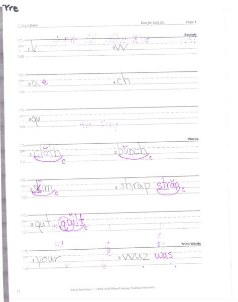 Fundations unit test paper 2