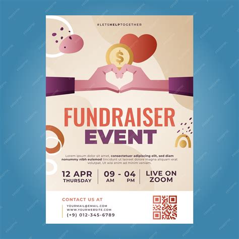 Fundraising Event Ideas Flyer Template