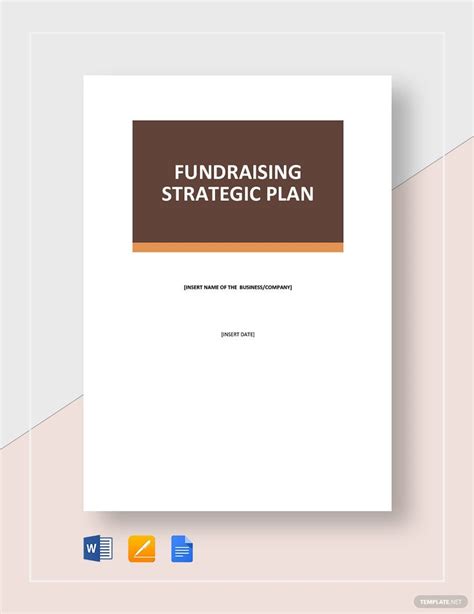 Fundraising Plan Template Word 2