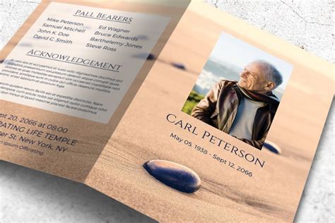 Funeral Brochure Template