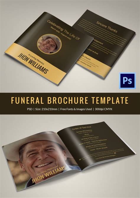 Funeral Brochure Template Free