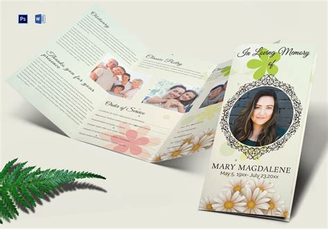 Funeral Brochure Template Microsoft Word