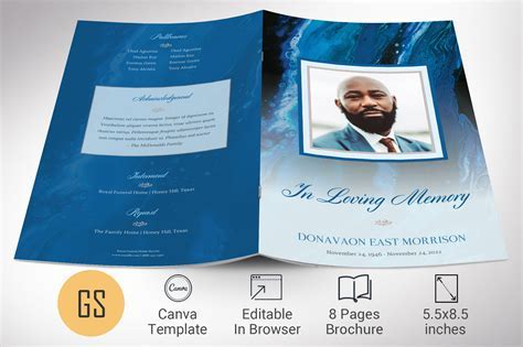 Funeral Memorial Card Templates