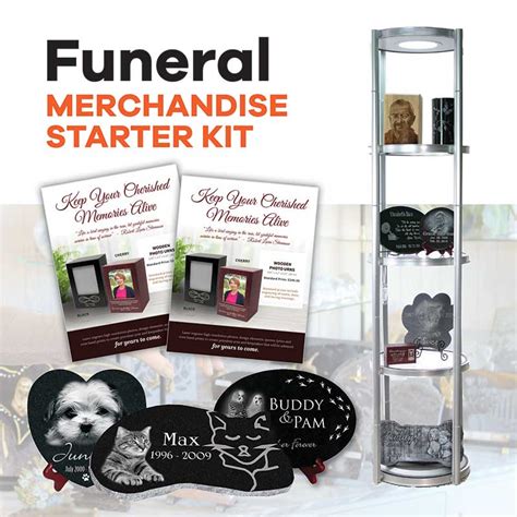 Funeral merchandise at Autumn Green Funeral Home