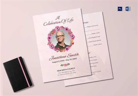 Funeral Order of Service Template