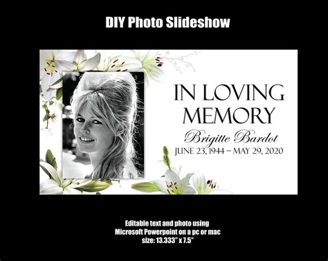 Funeral Photo Slideshow Template Ideas Gallery 6