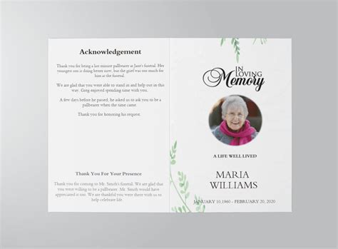 Creating Funeral Programs with Microsoft Publisher