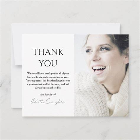 Funeral Thank You Card Quotes