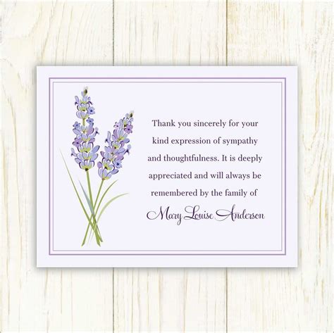 Funeral Thank You Card Sayings