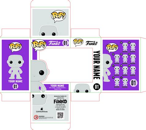 Funko Pop Box Template Free