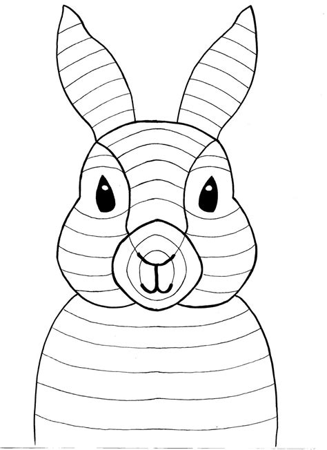 Funky Bunny Printable Templates