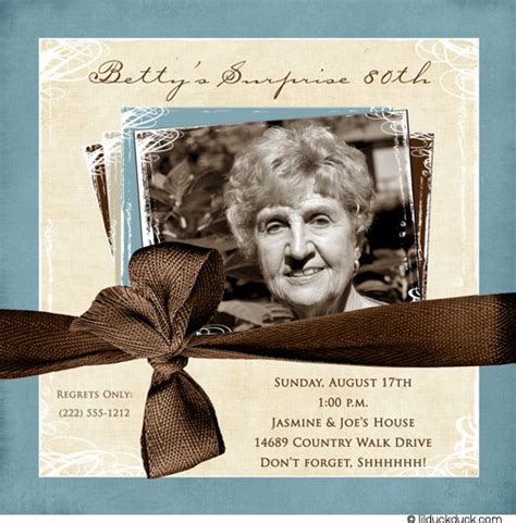 funny 80th birthday invitation