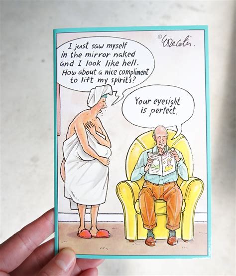 A funny anniversary card with a joke that says 'Why did the couple bring a ladder to therapy? Because they wanted to take their relationship to the next level'