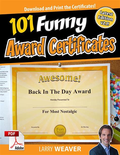 Funny Awards Template