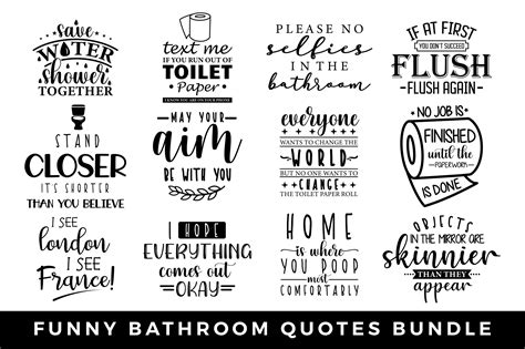 Funny Bathroom Quote Sign