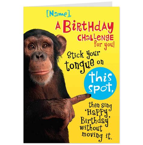 Funny Birthday Card Template 10