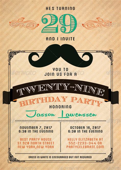 Funny birthday invitation templates