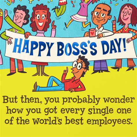 Funny and Lighthearted Boss Day Card