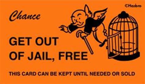 Funny Get Out of Jail Free Card Design