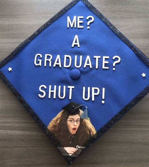 Funny Quote Grad Cap Topper