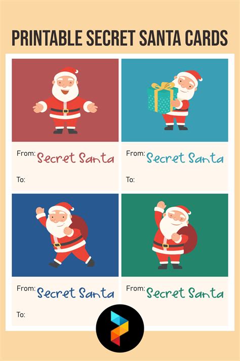 Funny Secret Santa Template Example