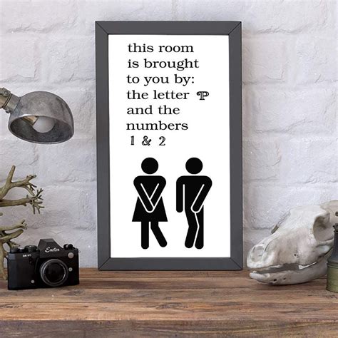 Funny signs for bathroom