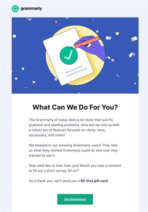 Funny Survey Email Template