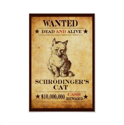 Funny Wanted Poster Template for Pets