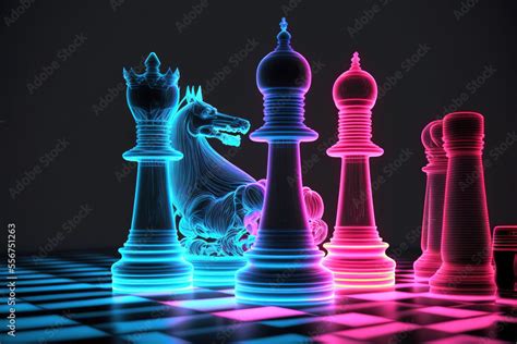 Futuristic Chess Piece Design