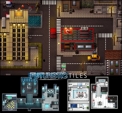 Futuristic City Tileset