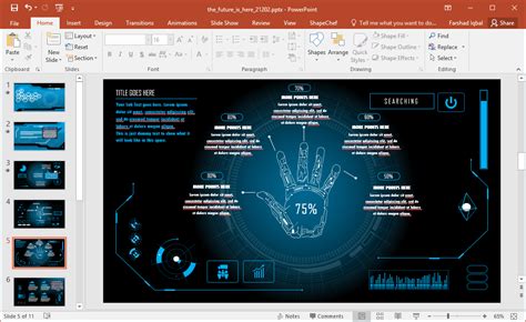 Futuristic PowerPoint Template