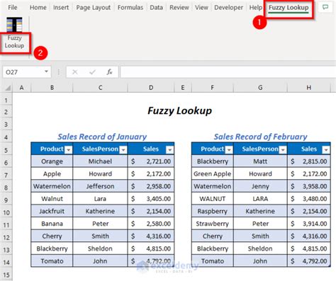 Fuzzy Lookup Add-In Excel