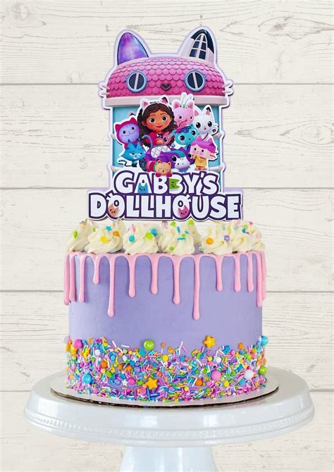 Gabby's Dollhouse Cake Designs