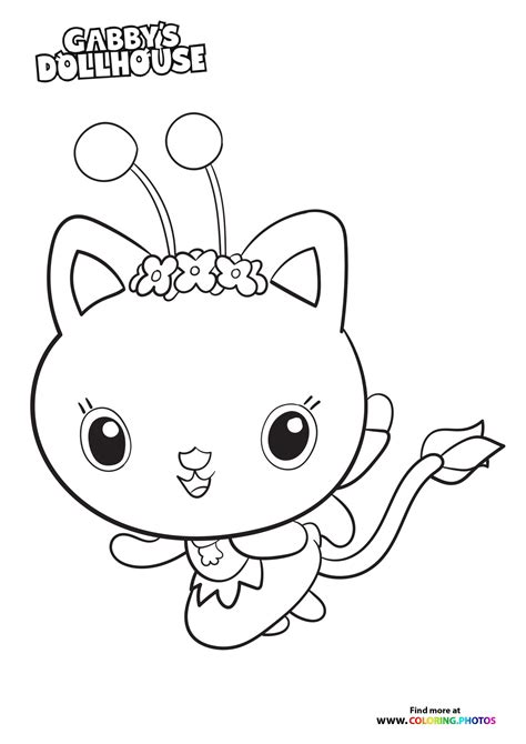 Gabby's Dollhouse Coloring Page 10