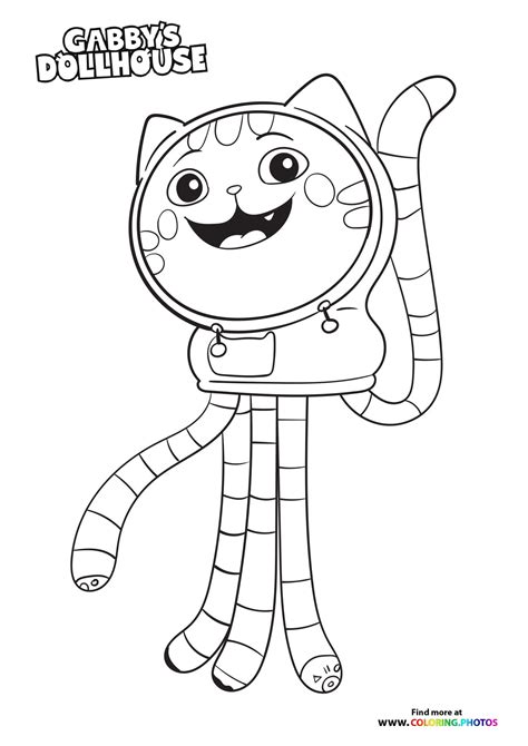 Gabby's Dollhouse Coloring Page 8