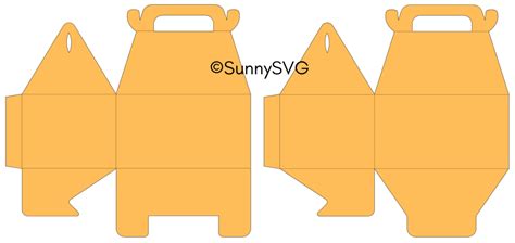 Gable box template design example