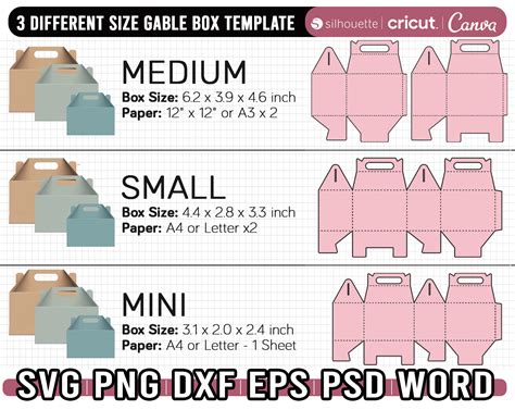 Gable Box Template Idea 3