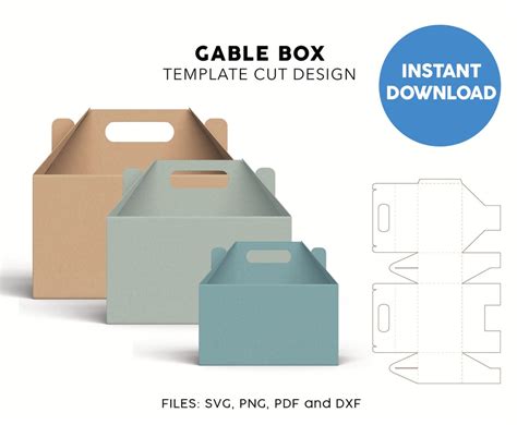 Gable Box Template Idea 4