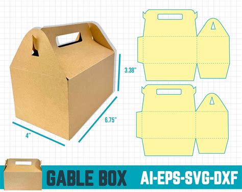 Gable Box Template Idea 7