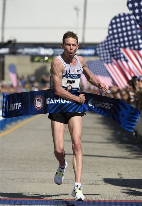 Galen Rupp competing in the two-mile event