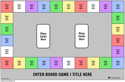 Game Board Layout Template