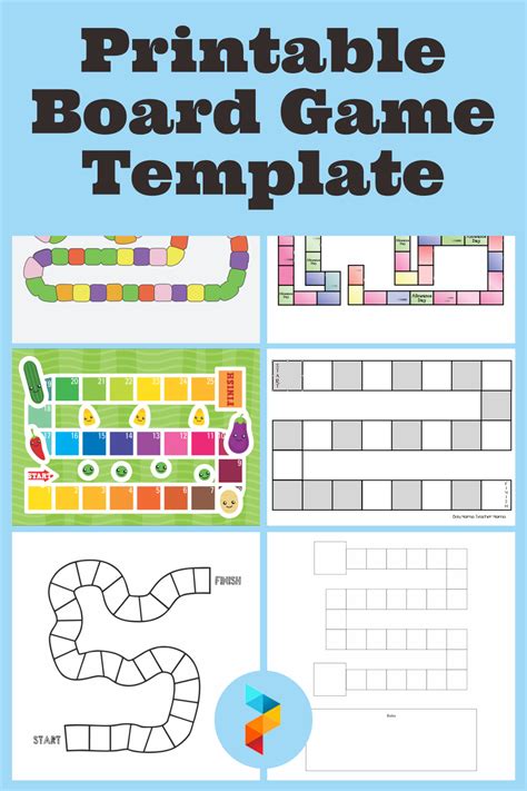 Game Board Template Printable