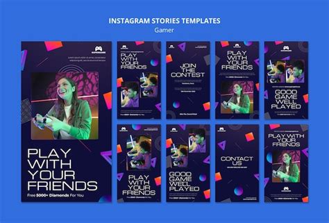 Gaming Instagram Stories Template