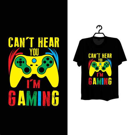 Gaming t-shirt template