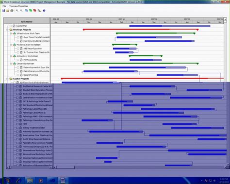 Gantt Chart Template Visio