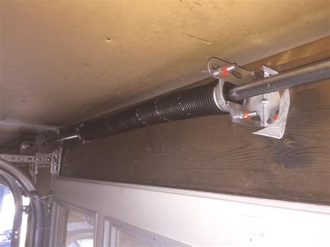 Garage door spring replacement