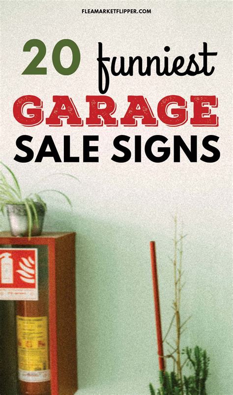 Garage Sale Advertising Ideas