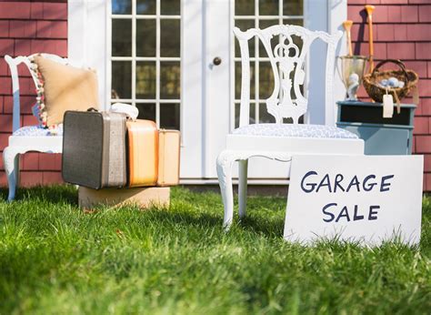 Garage sale furniture